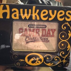 Hawkeyes picture frame.